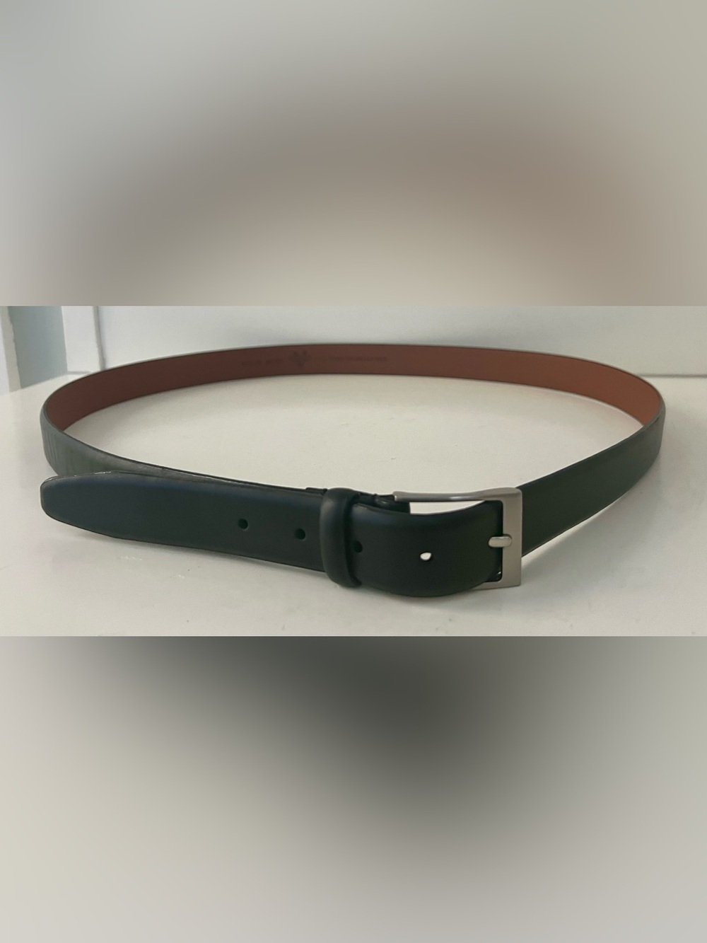 Men's Wearhouse Full Grain Italian Black Leather Belt